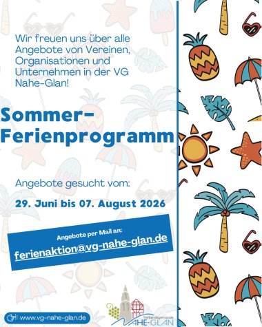 Sommer-Ferienprogramm 2025: Angebote gesucht - 1