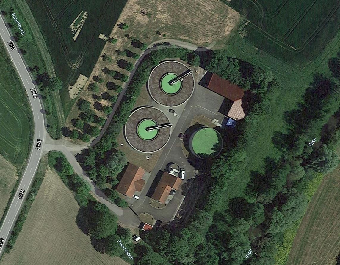 Luftaufnahme Kläranlage Meisenheim